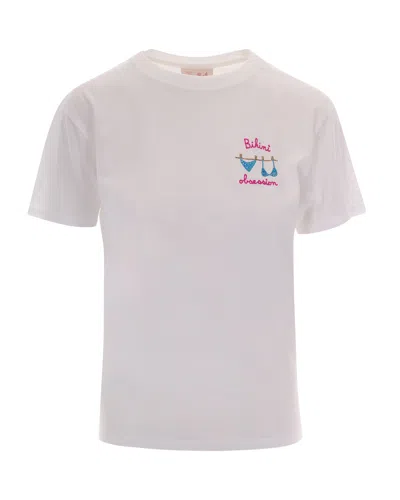 Mc2 Saint Barth T-shirt Emilie Bikini Obsession In White