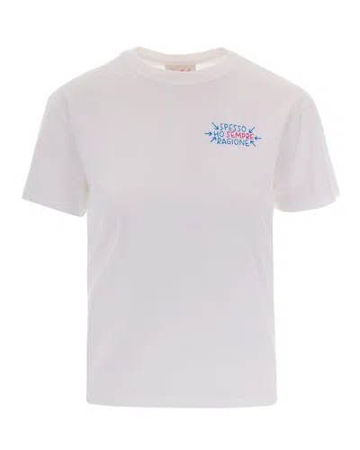 Mc2 Saint Barth T-shirt Emilie Spesso Ho Sempre Ragione In White