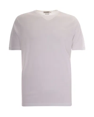 Mc2 Saint Barth T-shirt Gary Terry Bianca In Blue