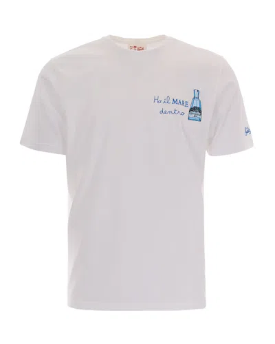 Mc2 Saint Barth T-shirt Ho Il Mare Dentro In White