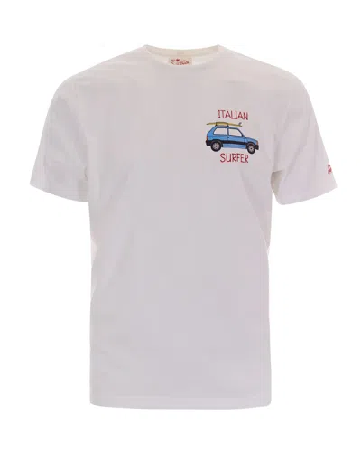 Mc2 Saint Barth T-shirt Italian Surfer In White