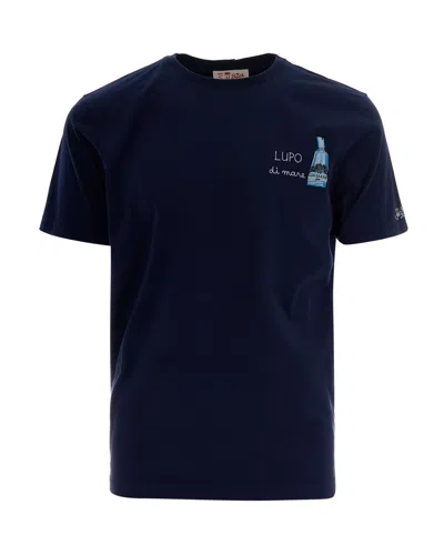 Mc2 Saint Barth T-shirt Lupo Di Mare In Blue