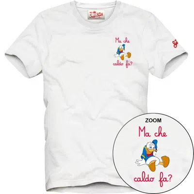 Mc2 Saint Barth Tshirt Man In White