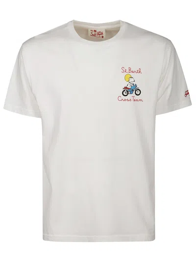 Mc2 Saint Barth Tshirt Man In White