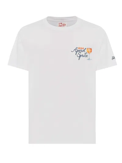 Mc2 Saint Barth Tshirt Man In Black