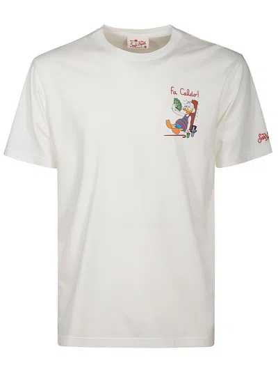 Mc2 Saint Barth Tshirt Man In White