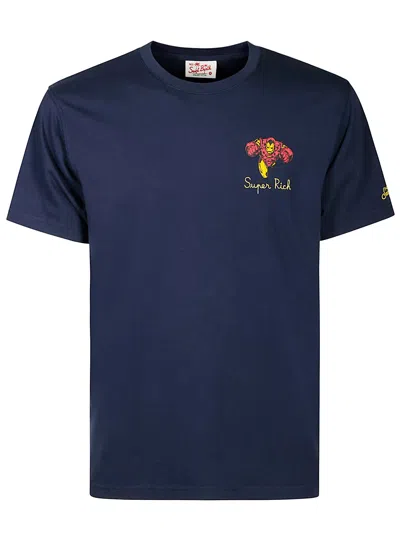 Mc2 Saint Barth Tshirt Man In Blue