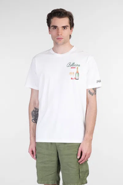 Mc2 Saint Barth Tshirt Man T-shirt In White Cotton