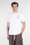 Mc2 Saint Barth Tshirt Man T-shirt In White Cotton In White