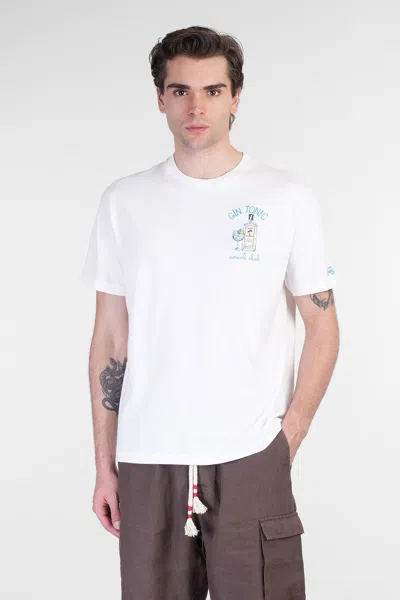 Mc2 Saint Barth Tshirt Man T-shirt In White Cotton