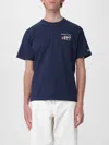 Mc2 Saint Barth Cotton Crew Neck T-shirt  In Blue