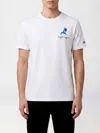 Mc2 Saint Barth Cotton Crew Neck T-shirt In White