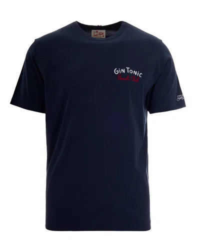 Mc2 Saint Barth T-shirt Portland Gin Tonic Summer In Blue