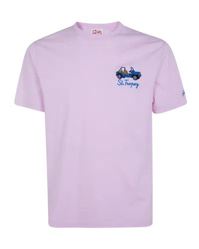 Mc2 Saint Barth T-shirt Portofino Car St. Tropez In Purple