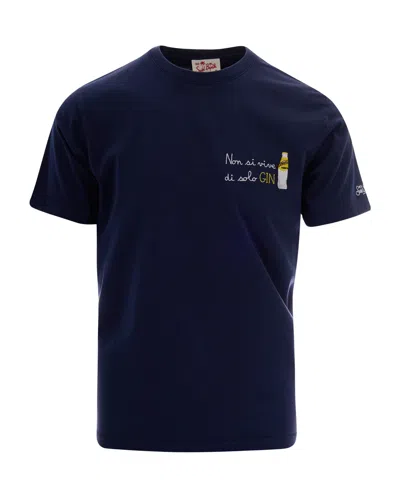 Mc2 Saint Barth Portofino Not Just Gin T-shirt In Blue
