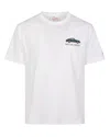Mc2 Saint Barth Cotton Crew Neck T-shirt In White