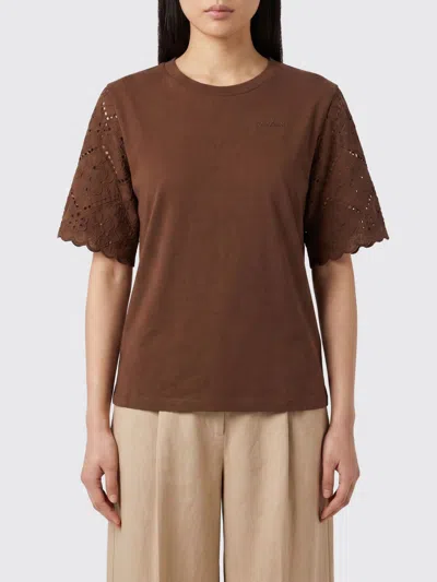 Mc2 Saint Barth T-shirt Woman Color Fa01 In Animal Print