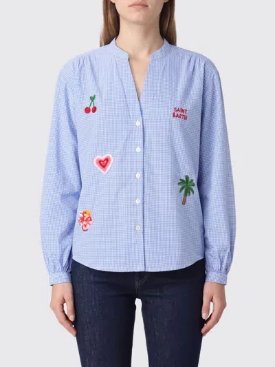 Mc2 Saint Barth T-shirt Woman In Blue