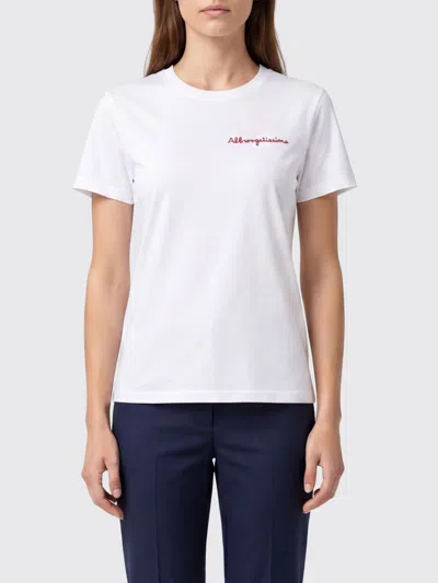 MC2 SAINT BARTH MC2 SAINT BARTH CREWNECK COTTON T-SHIRT WITH GRAPHIC PRINT AND LOGO