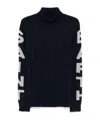 Mc2 Saint Barth Turtleneck Sweater In Black