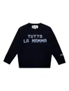Mc2 Saint Barth Tutto La Mamma Sweater In Black