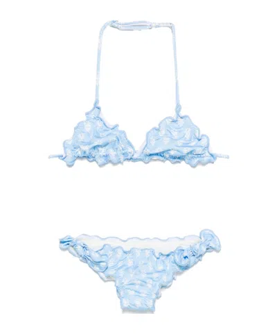 Mc2 Saint Barth Kids' Two-piece Swimsuit In Blue