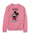 Mc2 Saint Barth Uffi Mickey Knitted Sweater In Pink