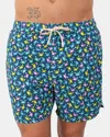 Mc2 Saint Barth Ultralight Swim Short - Crabby Multi P 61 In Blue