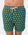 Mc2 Saint Barth Ultralight Swim Short - Hitode 6194 In Blue
