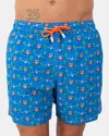 Mc2 Saint Barth Ultralight Swim Short - Little Car 17 In Blue