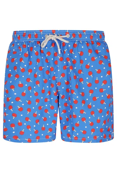 Mc2 Saint Barth Ultralight Swim Short In Blue