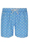 Mc2 Saint Barth Ultralight Swim Short In Blue