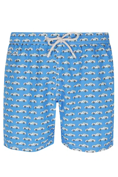 Mc2 Saint Barth Ultralight Swim Short In Blue