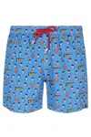 Mc2 Saint Barth Ultralight Swim Short In Brown