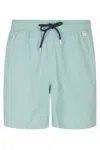 Mc2 Saint Barth Ultralight Swim Short Pantone In Green