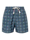 Mc2 Saint Barth Lighting Graphic-print Swim Shorts In Multicolor
