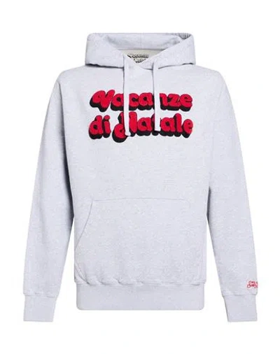 Mc2 Saint Barth Vacanze Di Natale Man Sweatshirt Grey Size L Cotton In Gray