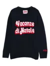 Mc2 Saint Barth Vacanze Di Natale Sweater In Blue