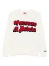 Mc2 Saint Barth Vacanze Di Natale Sweatshirt In White