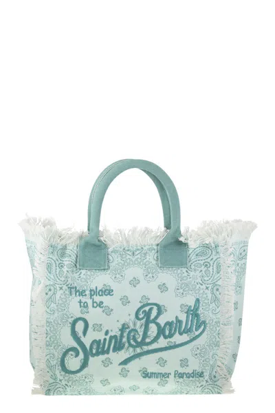 Mc2 Saint Barth Vanity - Canvas Bag With Bandana Print