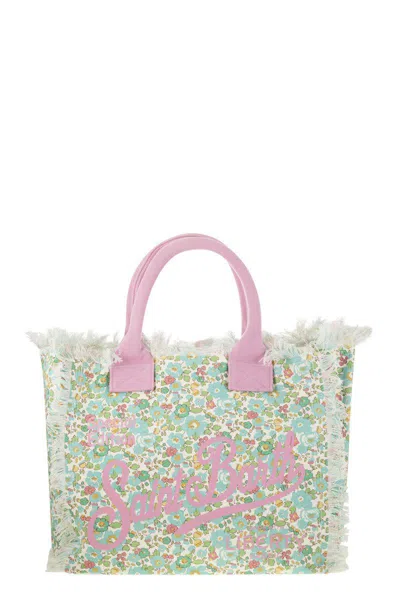 Mc2 Saint Barth Vanity - Canvas Bag With Floral Print