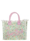 Mc2 Saint Barth Vanity - Canvas Bag With Floral Print