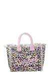 Mc2 Saint Barth Vanity - Canvas Bag With Heart Print