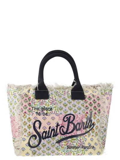 Mc2 Saint Barth Vanity - Canvas Bag With Various Prints In Multicolor