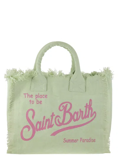 Mc2 Saint Barth Vanity - Canvas Shoulder Bag In Green