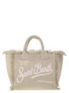 MC2 SAINT BARTH VANITY - LINEN TOTE BAG WITH EMBROIDERY