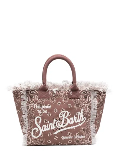Mc2 Saint Barth Vanity Bag In Brown