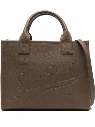 MC2 SAINT BARTH MC2 SAINT BARTH VANITY BAG LARGE TOTE BAG IN BROWN