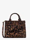 Mc2 Saint Barth Vanity Bag Midi Leather Shoulder Bag In Multi