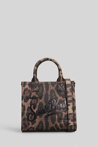 Mc2 Saint Barth Vanity Bag Mini Tote In Animal Print